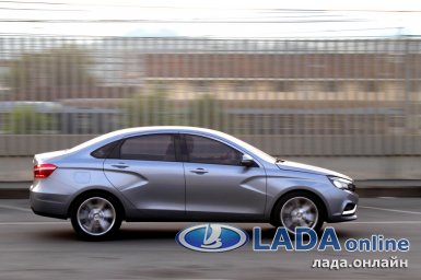 фото лада веста в городе