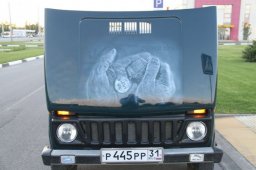 аэрография на лада 4х4 (нива)