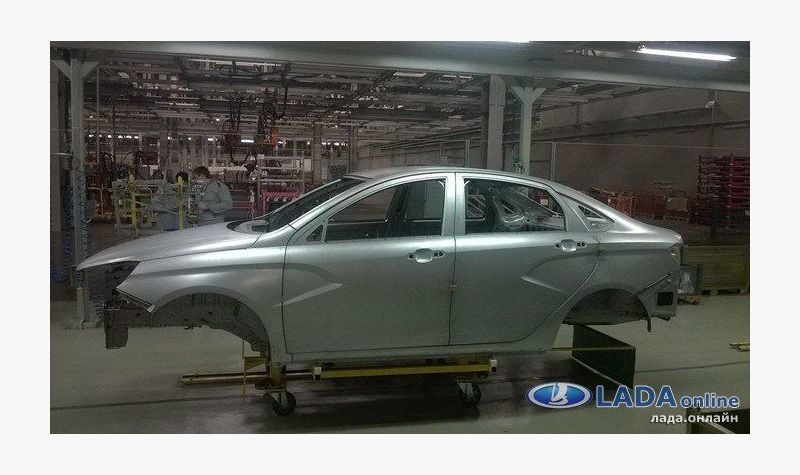 первый кузов Лада Веста