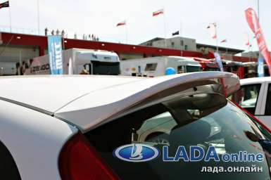 спойлер лада калина nfr