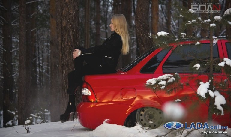 FullHD картинки тюнинга Лада Приора для рабочего стола