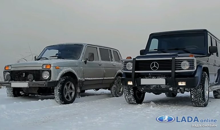 Тест драйв Гелендваген и Нива по бездорожью Тест драйв Гелендваген и Нива по бездорожью