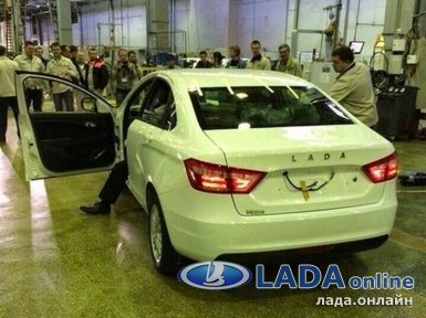 Фото предсерийной Лада Веста попали в сеть