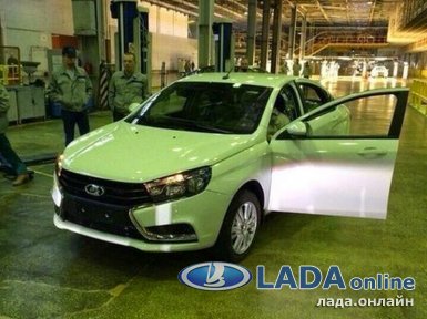 Фото предсерийной Лада Веста попали в сеть