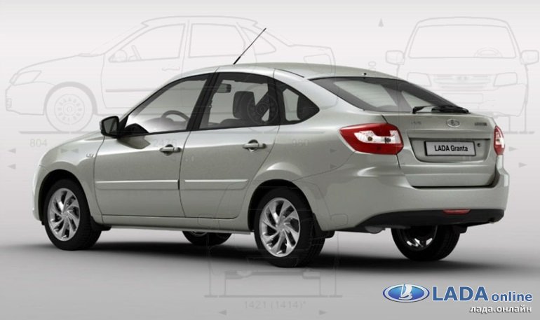 Размеры Лада Гранта лифтбек (габариты кузова, размеры багажника) Размеры Лада Гранта лифтбек (габариты кузова, размеры багажника)