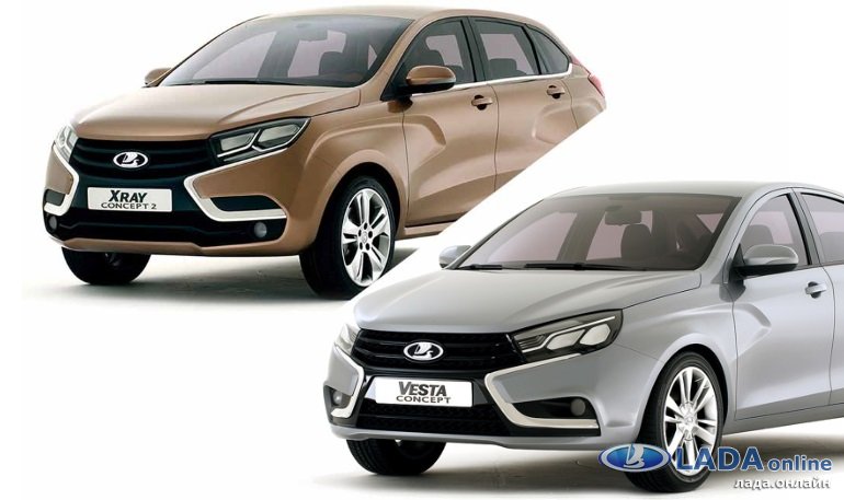 Названа новая цена Лада Веста и Lada XRAY