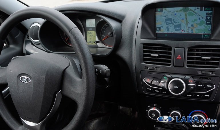 Лада Калина с навигатором уже в продаже