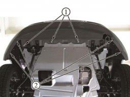 крепление переднего бампера лада калина 2