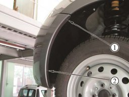 крепление переднего бампера лада калина 2