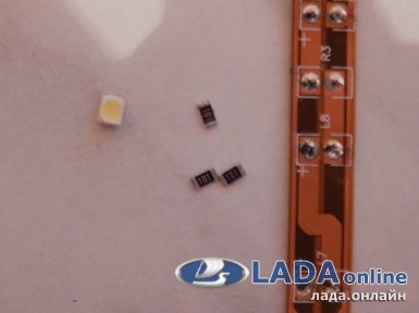 светодиод и резисторы