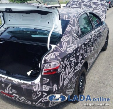 Фото предсерийных Лада Веста