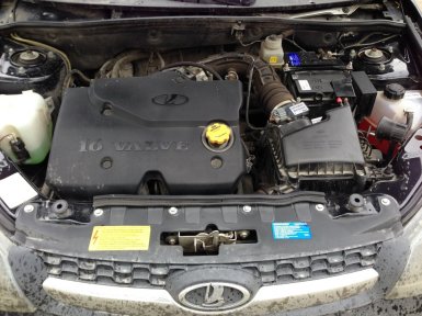 моторный отсек лада калина 2 с уплотнителем капота