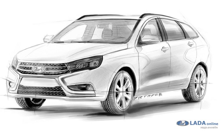 Концепт Лада Веста Кросс покажут через неделю
