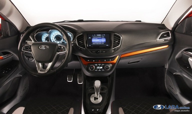 Фото салона концептуального универсала Лада Веста Кросс