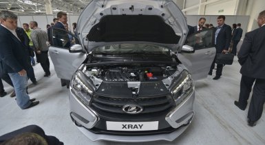 моторный отсек (двигатель) lada xray