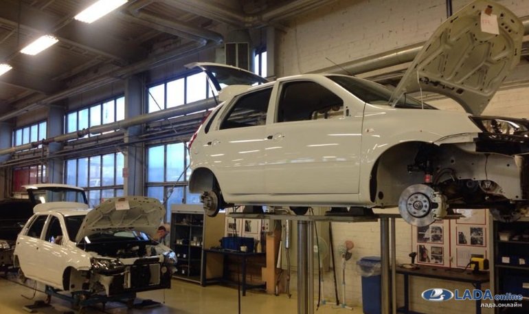 Началось серийное производство Лада Калина NFR