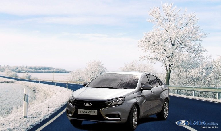 Lada Vesta не страшны морозы