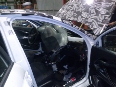 Тестовый модели Лада Веста уничтожили