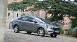 тест-драйва Лада Веста в Италии