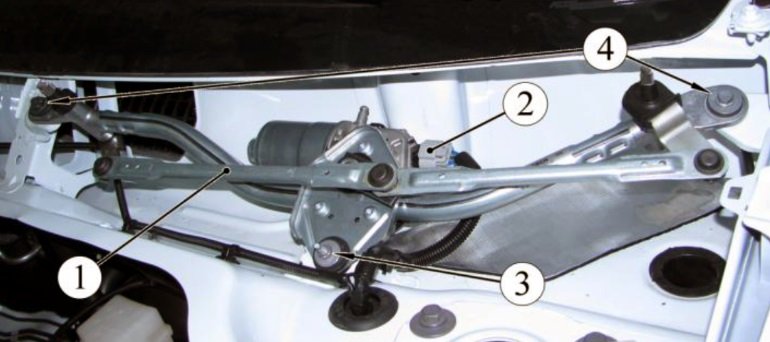 Как снять трапецию стеклоочистителей Лада Веста