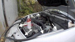 Установка дополнительного уплотнителя капота Лада Ларгус