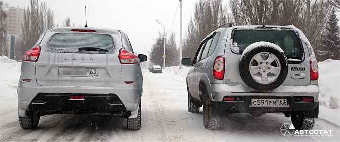 Сравнение XRAY и Нивы Шевроле