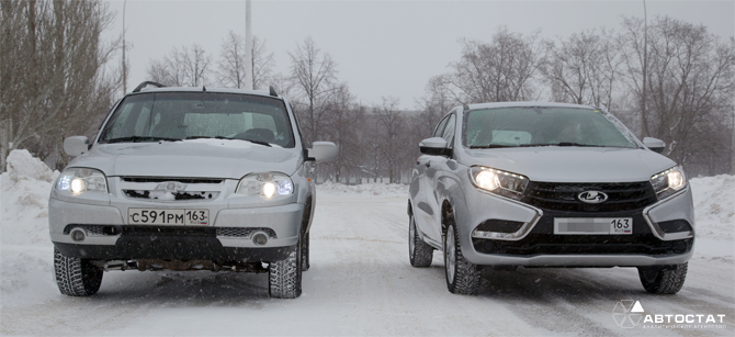 Сравнение XRAY и Нивы Шевроле