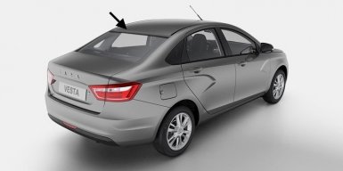 спойлер крыши у Лада Веста