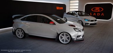 виртуальный тюнинг лада веста спорт
