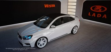 виртуальный тюнинг лада веста спорт