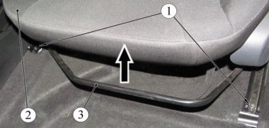 как снять передние сиденья XRAY