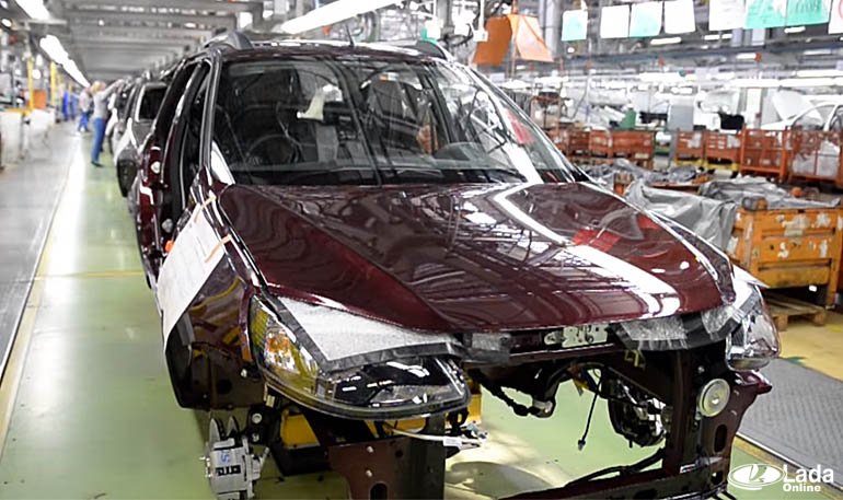 Процесс сборки Лада Калина 2 на заводе Процесс сборки Лада Калина 2 на заводе