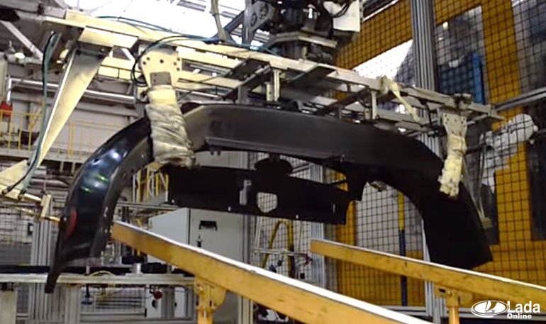 Процесс производства бамперов автомобилей LADA Процесс производства бамперов автомобилей LADA
