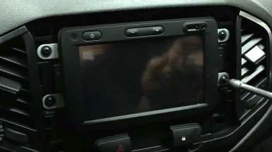 снятие магнитолы или ММС lada xray