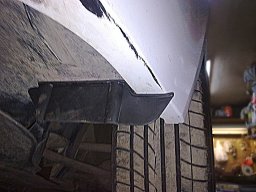 установка аэродинамического щитка на Лада Приора