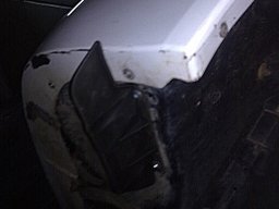 установка аэродинамического щитка на Лада Приора