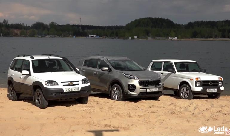 Тесты на песке или как внедорожник Нива Урбан проиграл кроссоверу Kia Sportage