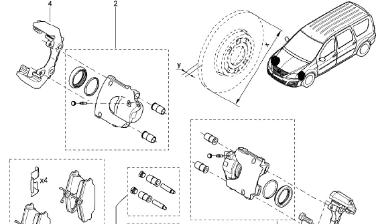Каталог запчастей Лада Ларгус (универсал и фургон) Каталог запчастей Лада Ларгус (универсал и фургон)