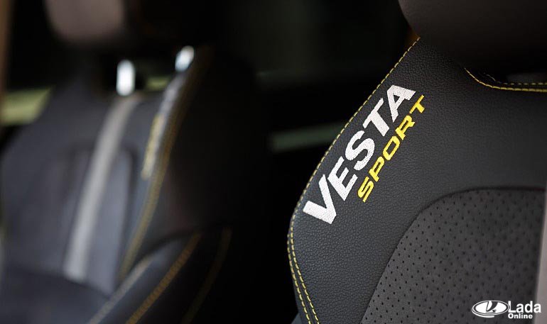 Фото салона Лада Веста спорт Фото салона Лада Веста спорт
