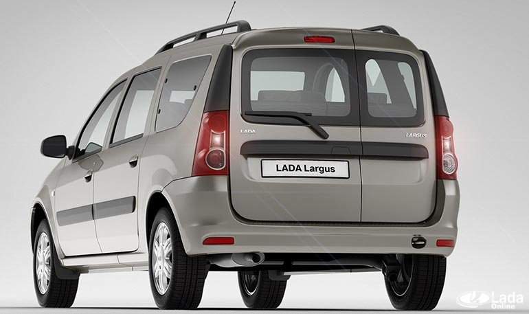 Замена ламп в задних фонарях Лада Ларгус