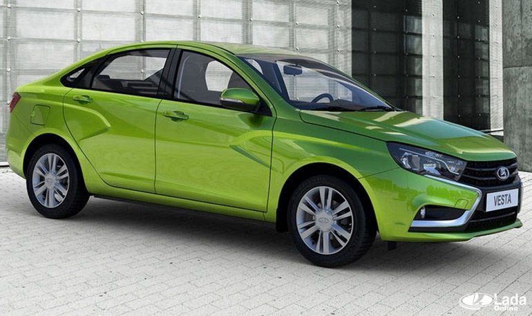 Статистика продаж седана Лада Веста по регионам за I полугодие 2016
