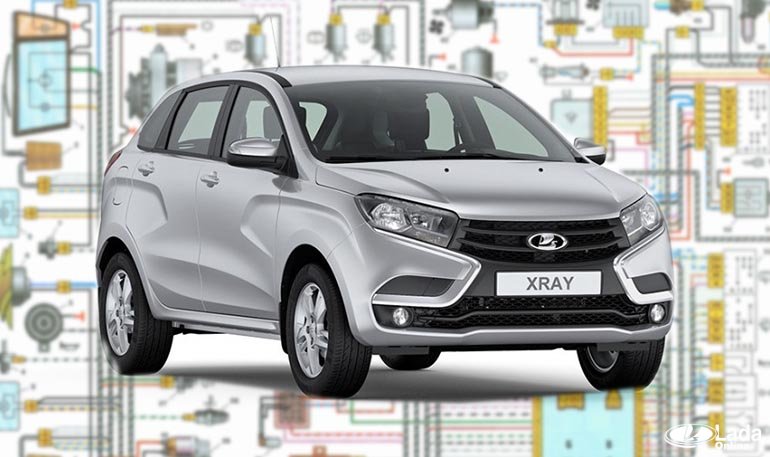 Схемы электрооборудования Lada XRAY