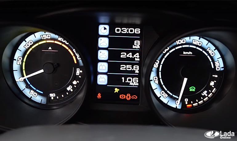 Первое видео об электромобиле Lada Vesta EV