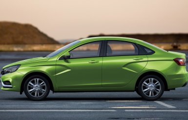 Лада Веста сбоку