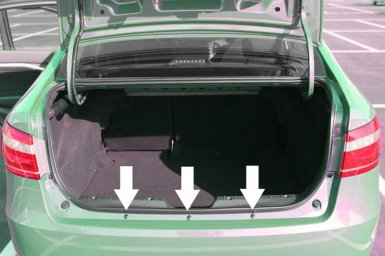 винты крепления заднего бампера лада веста