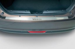 накладка бампера лада веста из нержавеющей стали