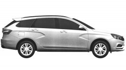 Фото серийного универсала Лада Веста от патентной службы