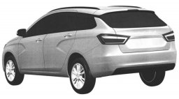 Фото серийного универсала Лада Веста от патентной службы