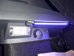 подсветка багажника на Lada XRAY светодиодными лентами