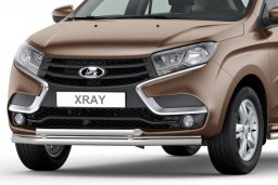 трубы для защиты бамперов и порогов на Lada XRAY